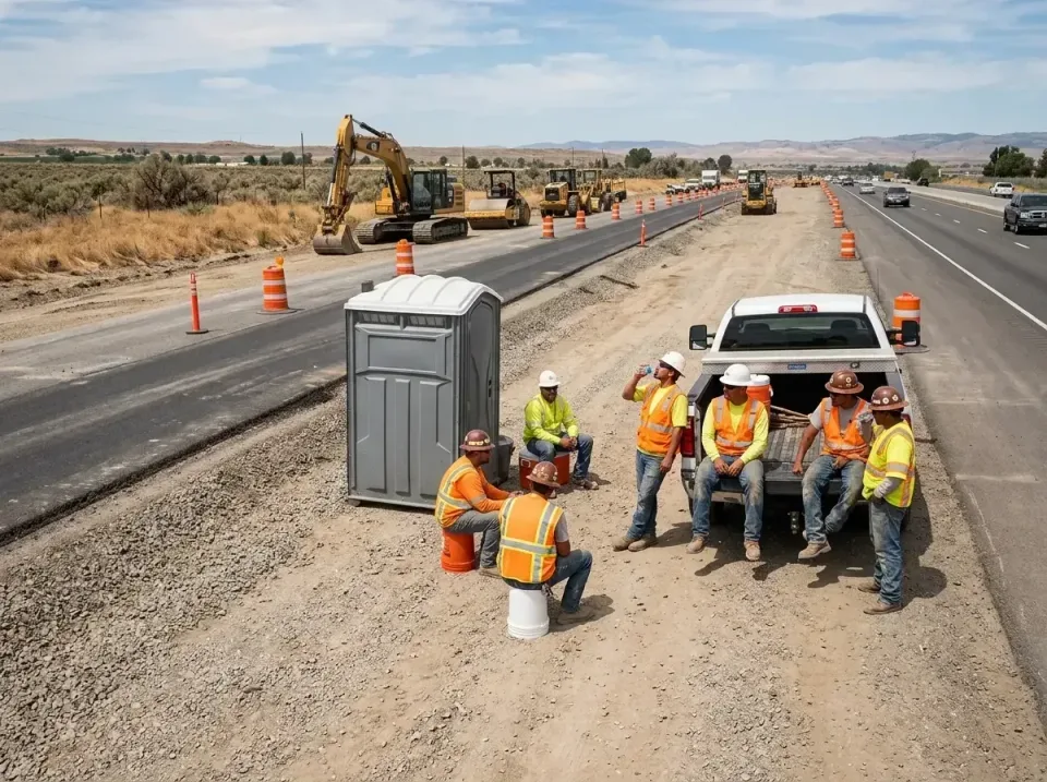 highway-road-construction-crew-007 — frequently asked questions, Porta Potty and Restroom Rentals in Ceres, CA